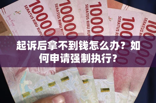 济南起诉后拿不到钱怎么办？如何申请强制执行？