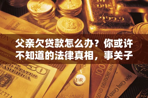 济南父亲欠贷款怎么办？你或许不知道的法律真相，事关子女未来
