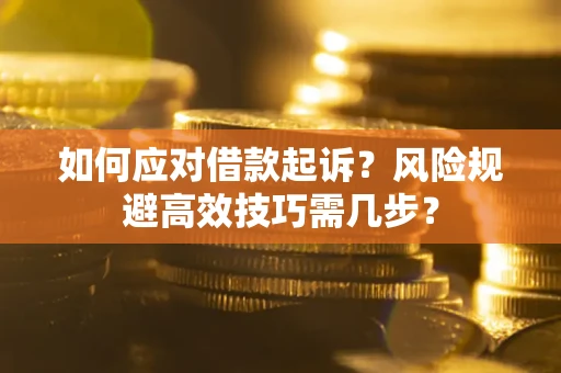 济南如何应对借款起诉？风险规避高效技巧需几步？