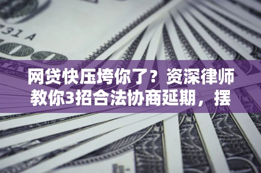 济南网贷快压垮你了？资深律师教你3招合法协商延期，摆脱暴力催收！
