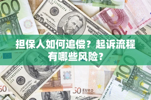 济南担保人如何追偿？起诉流程有哪些风险？