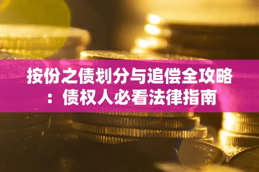 济南按份之债划分与追偿全攻略：债权人必看法律指南