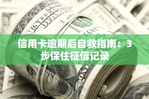济南信用卡逾期后自救指南：3步保住征信记录